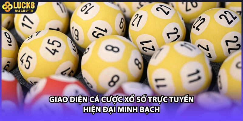 Giao diện cá cược xổ số trực tuyến hiện đại minh bạch